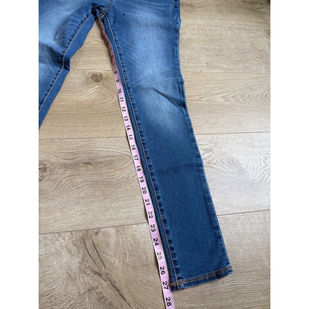 NWT Kids Girls Old Navy high rise rockstar super skinny jeggings tough size 14 - Picture 6 of 10